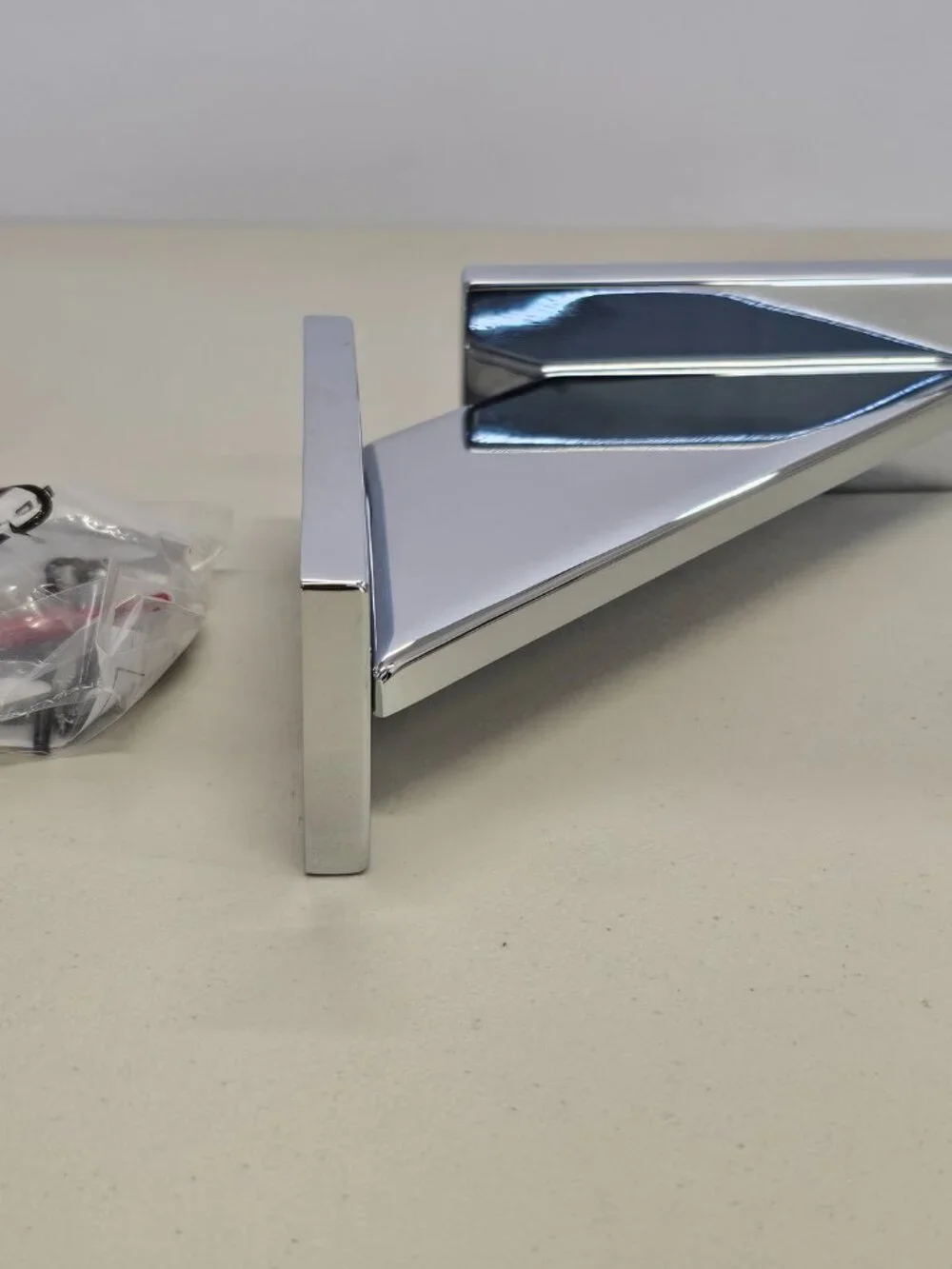 Kohler K-23287-CP Square Shower Foot Ledge - Polished Chrome NEW
